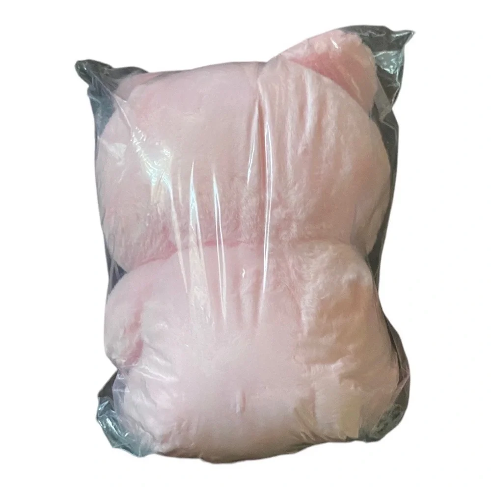 NWT-ADORABLE PINK EASTER BUNNY-9 1/2 INCHES